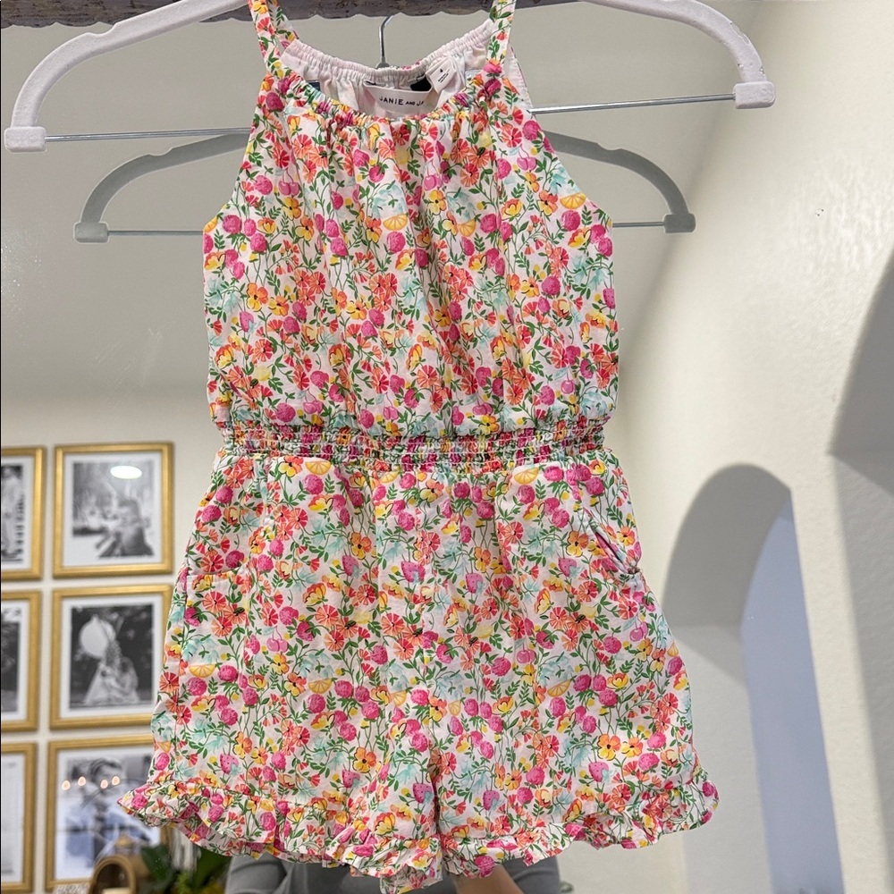 Janie and Jack Colorful Floral Dress